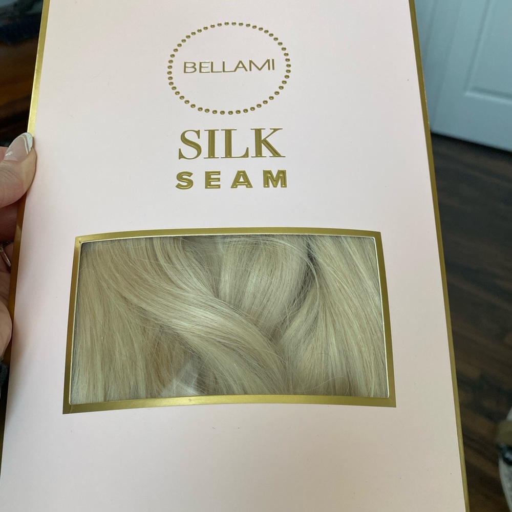Bellami silk seam extensions blonde